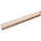 Ekena Millwork 2in. W x 4in. H x 32in. L Yorktown Woodgrain TimberThane Rafter Tail, Primed Tan RFTUR02X04X32YORRCPR - alternate 2